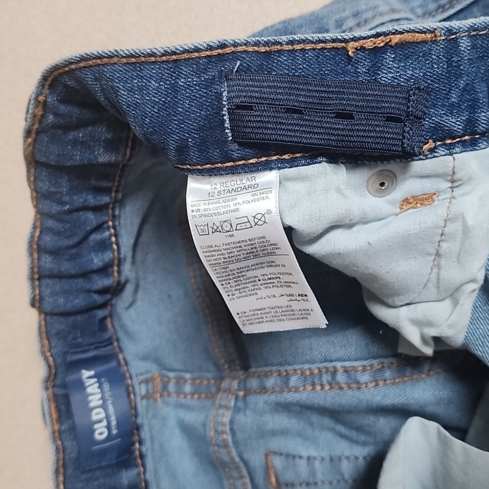Boys size 12 Reg. Old Navy Jeans - Picture 4 of 4